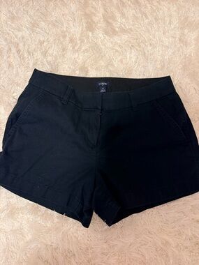 J. Crew Black Chino Bermuda Shorts